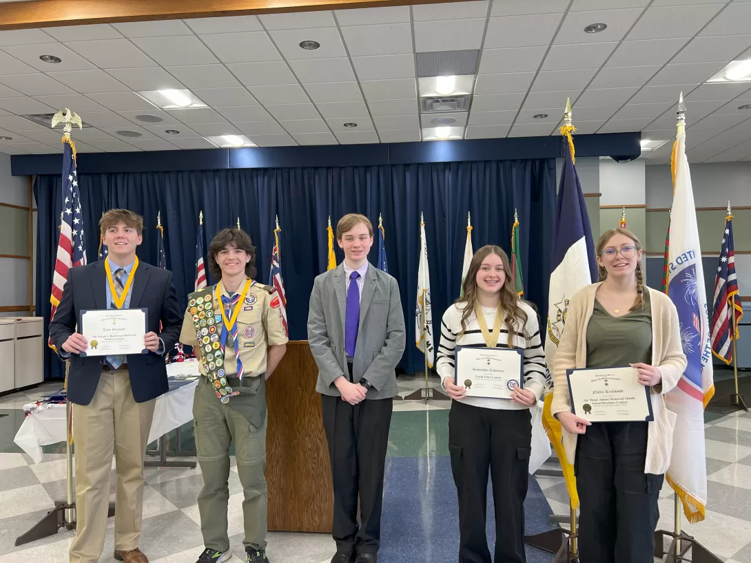 2025 Youth Contest Winners present at the Kentucky Society Annual Spring Meeting